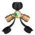 2 way propane tank splitter