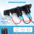 Wiring diagram 3 in 1 car outlet plug converter