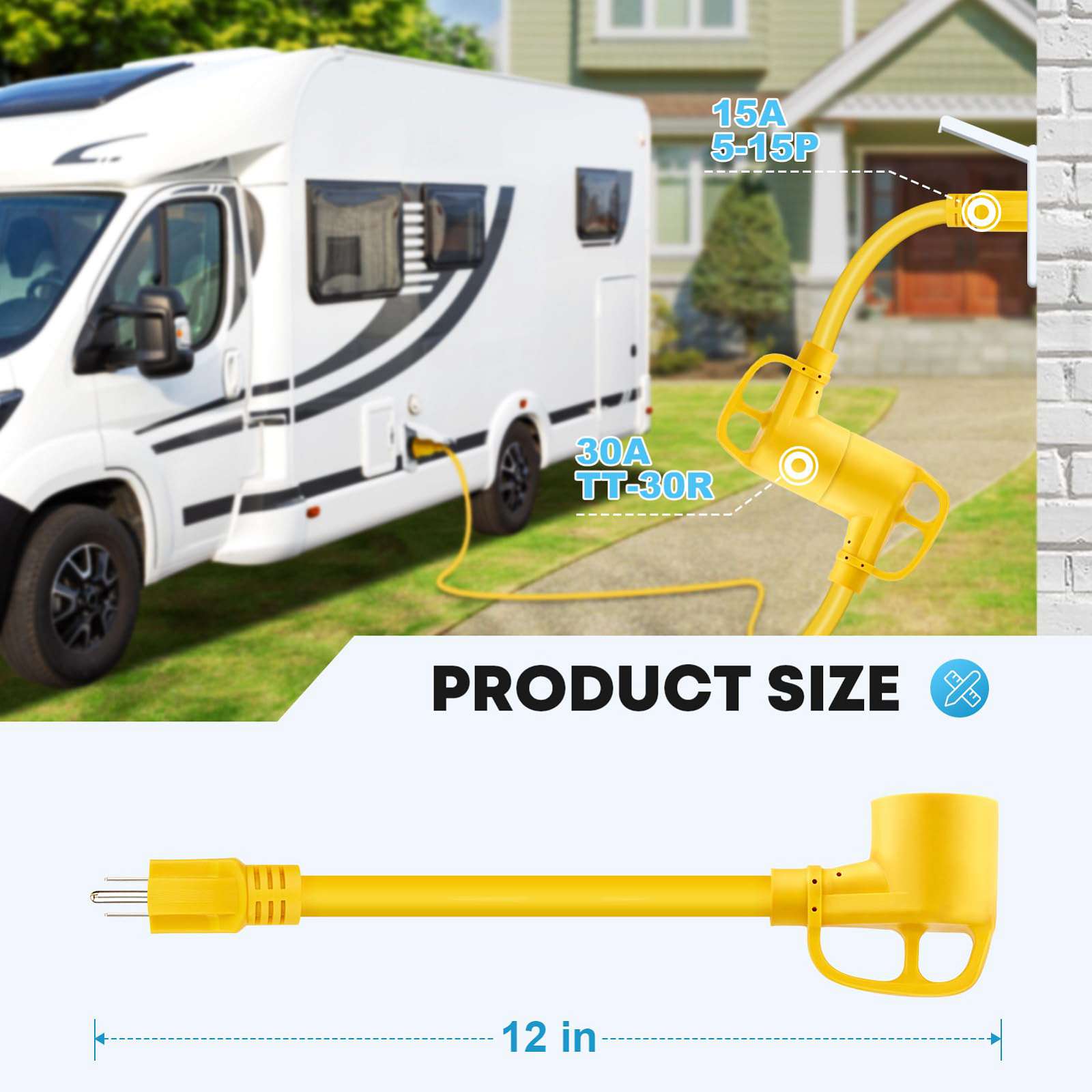 30 Amp RV plug to 110v