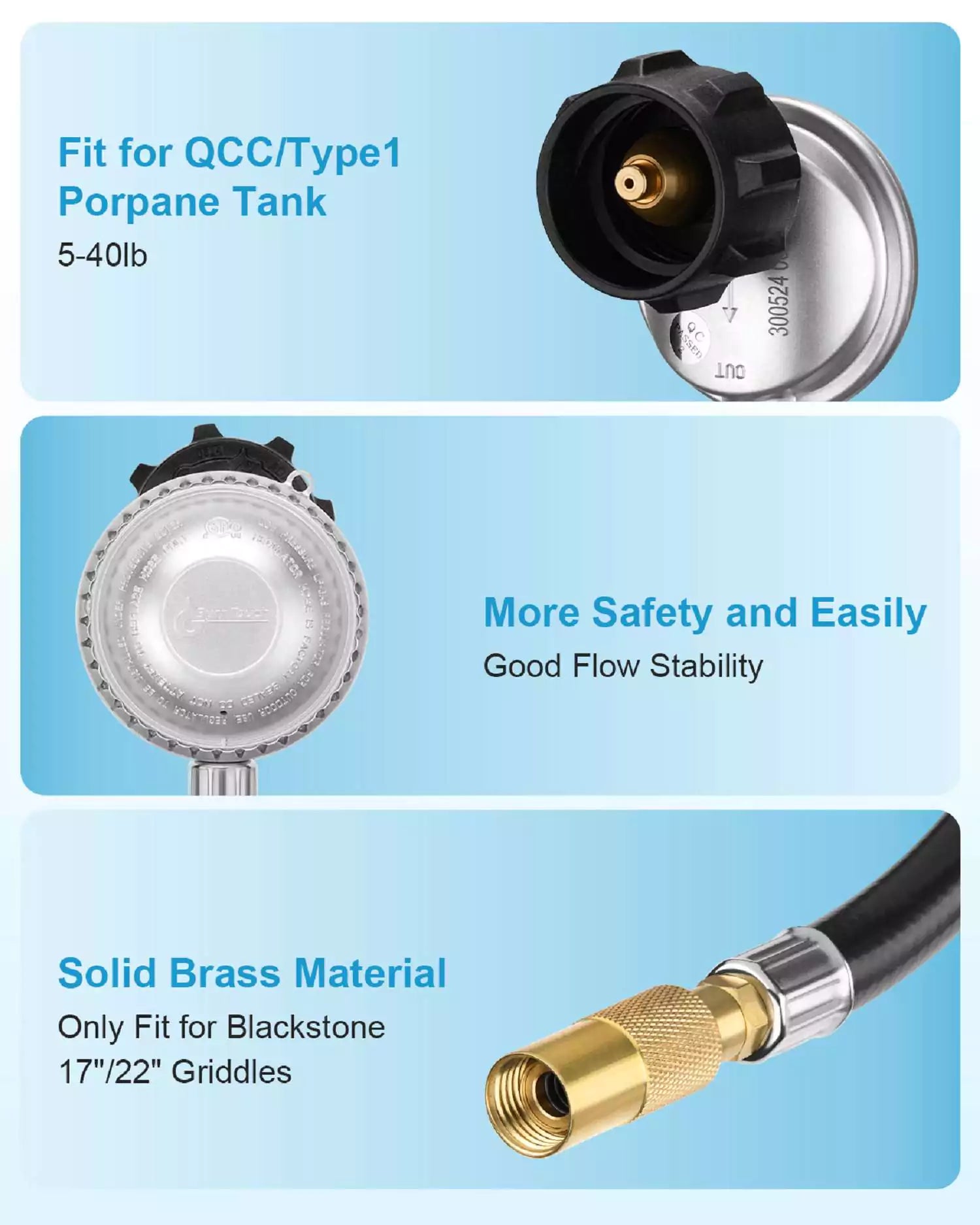 Adapter for propane hose