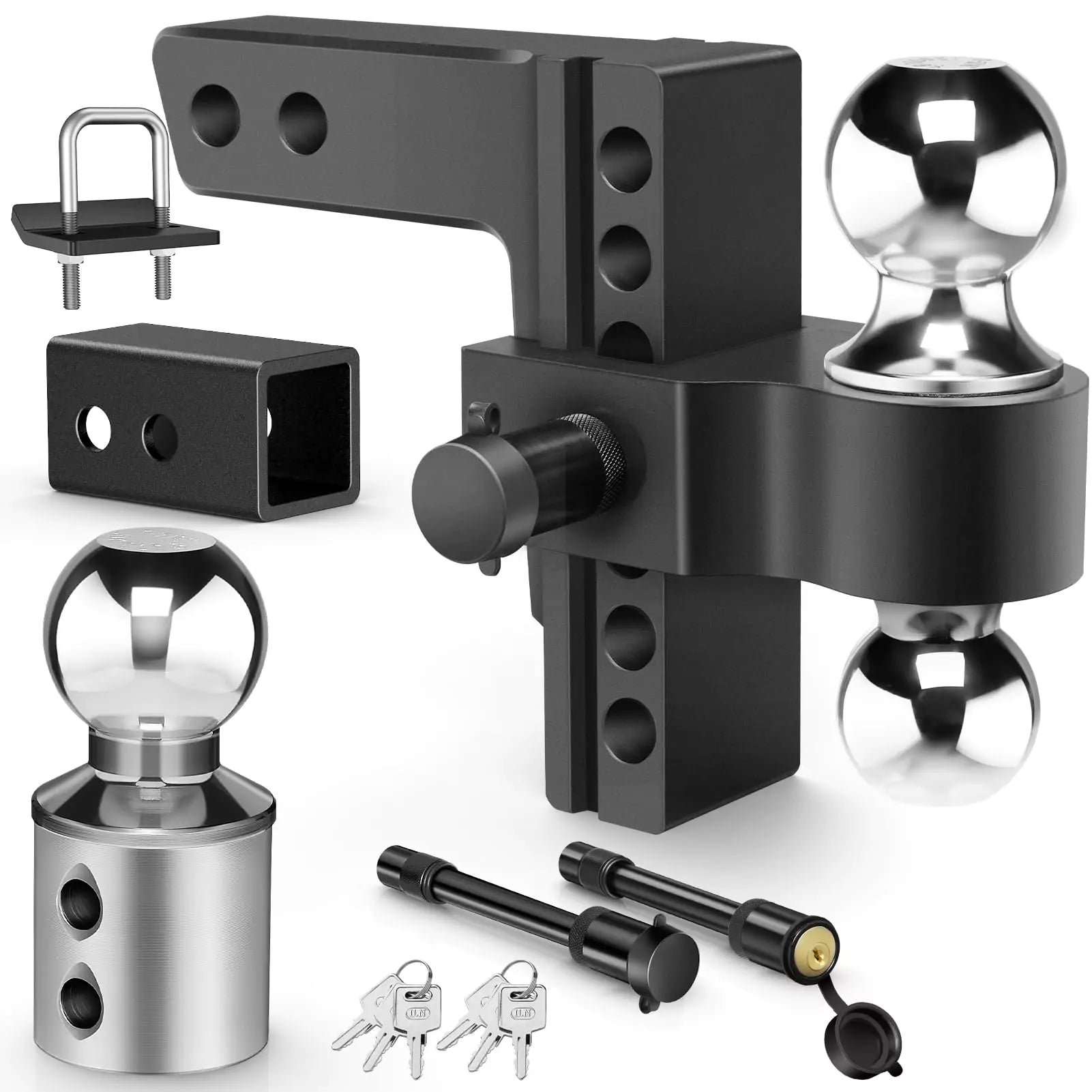 Kohree 6 inch adjustable tow hitch