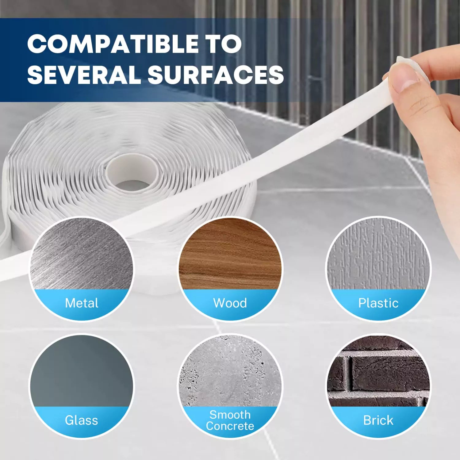 Compatible to several surfaces