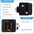 Black camper door lock replacement 2 pack