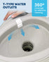 T-type water outlets camping portable toilet