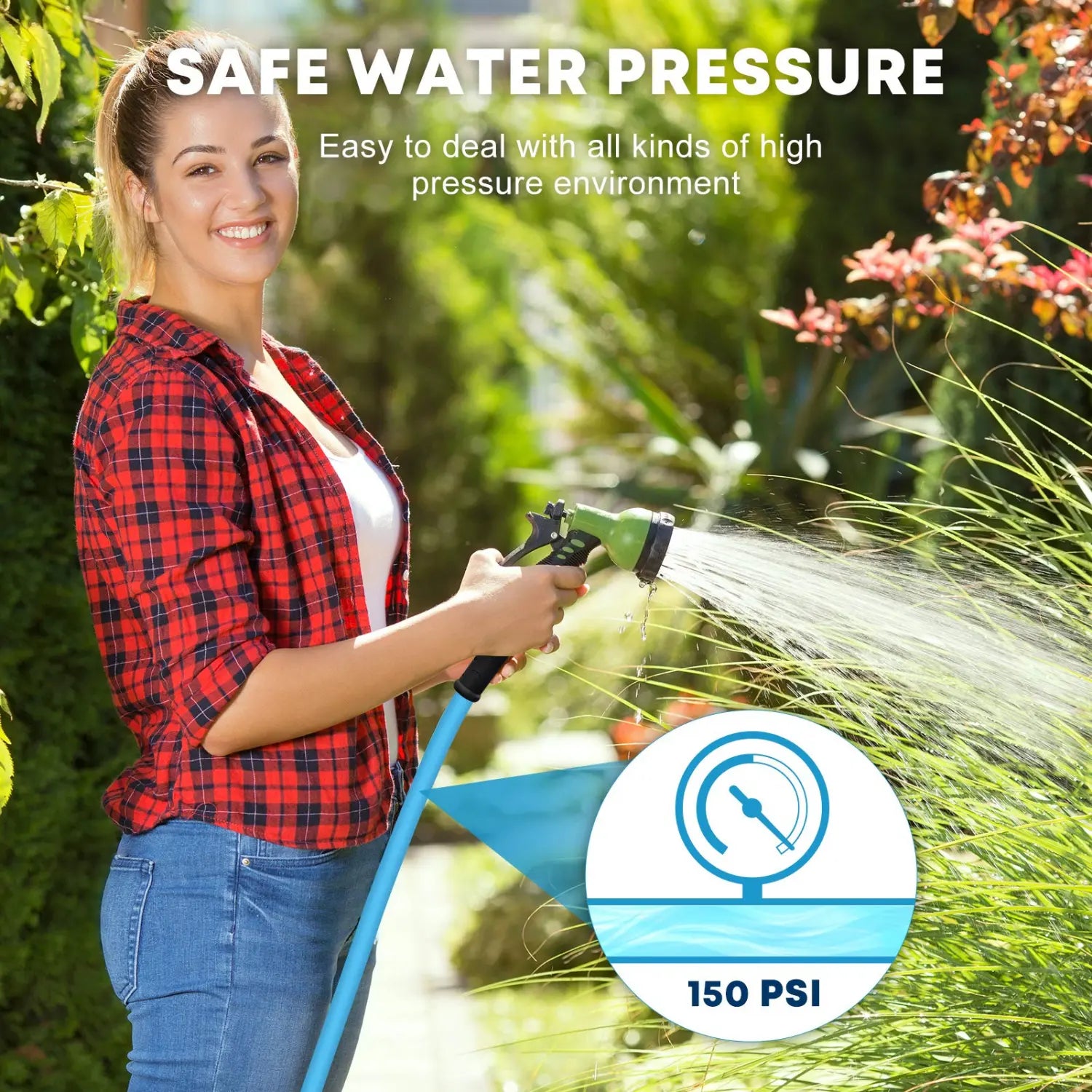 RV fresh water hose 15 ft with safe water pressure