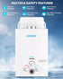 Kohree propane tankless water heater multiple safety features
