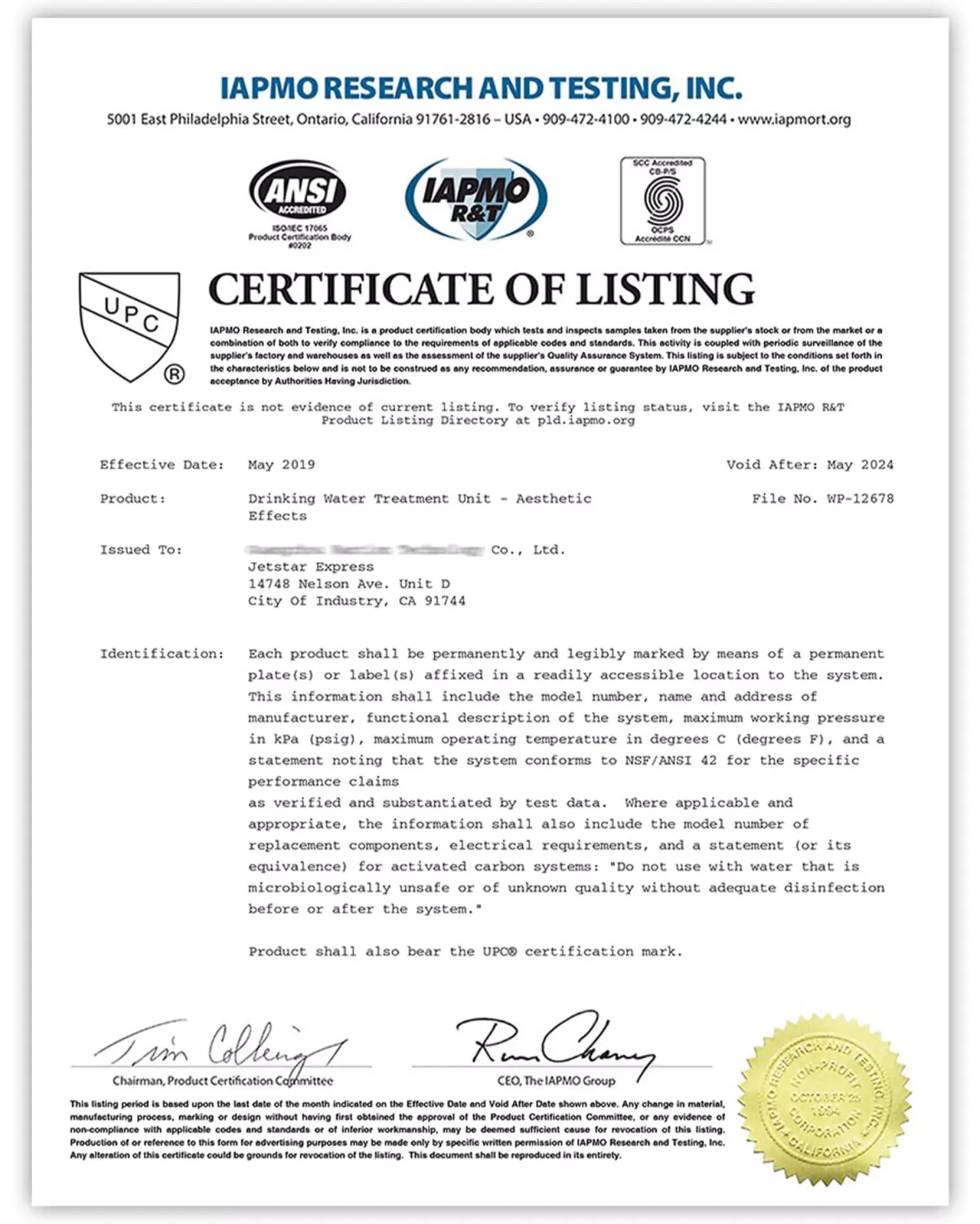 Kohree rv inline water filters certified