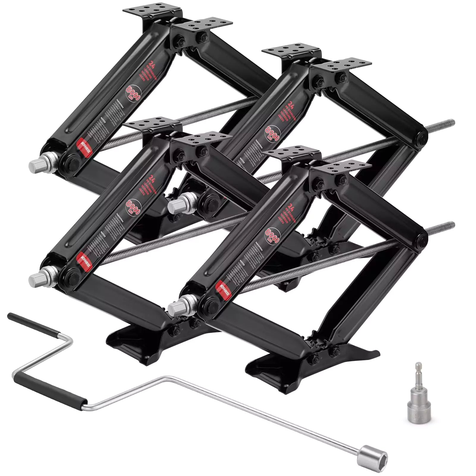 Kohree rv stabilizer jack 8000 lbs 4 pack