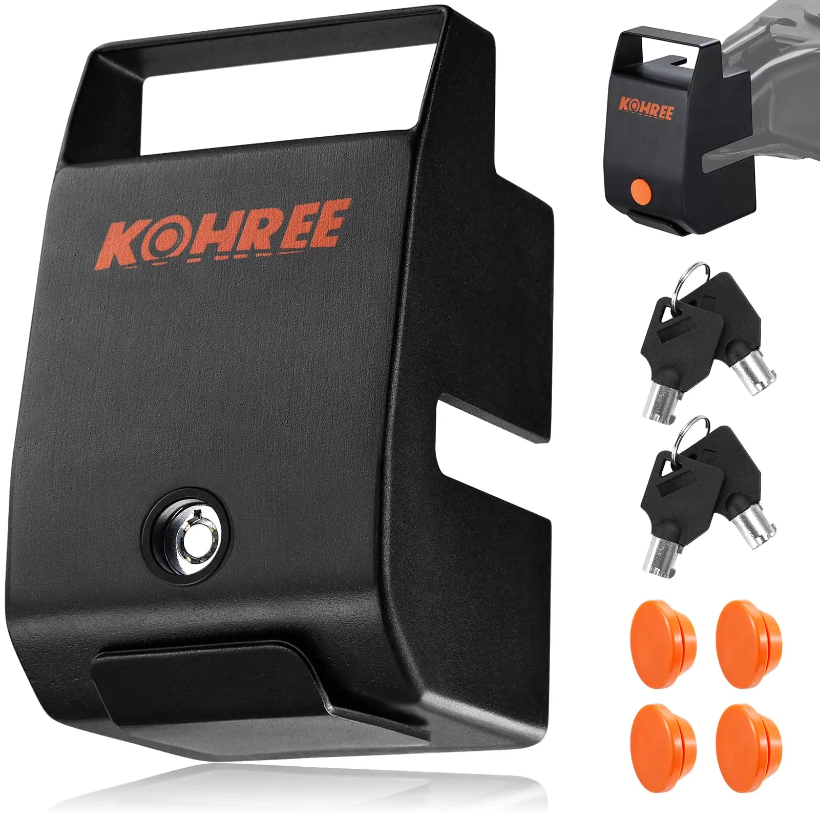 Kohree trailer hitch lock fits 2" and 2-5/16" coulers
