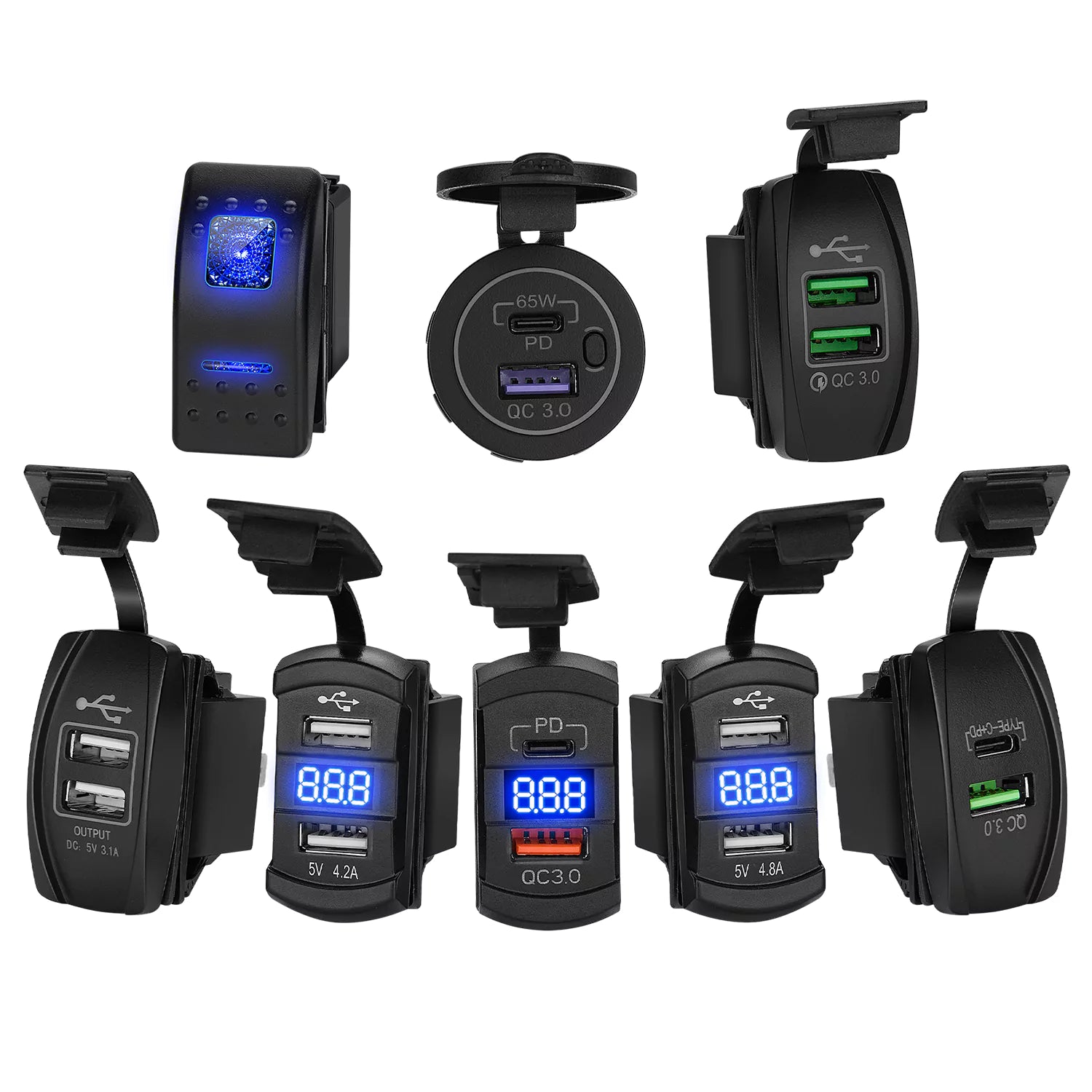 Kohree custom usb rocker switch