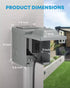 Kohree 20 amp waterproof outdoor electrical box dimensions
