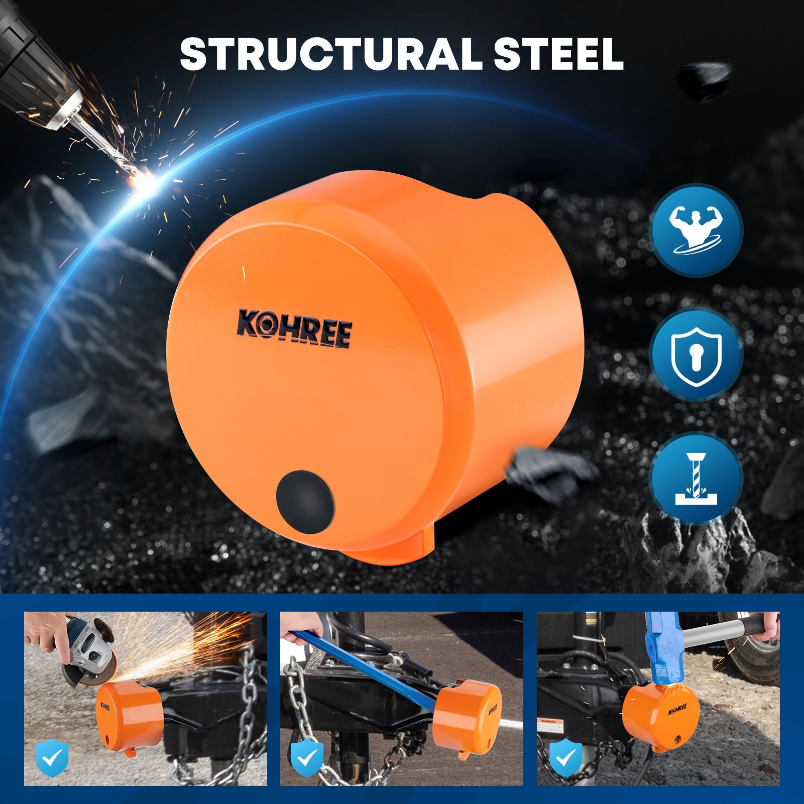 trailer coupler lock