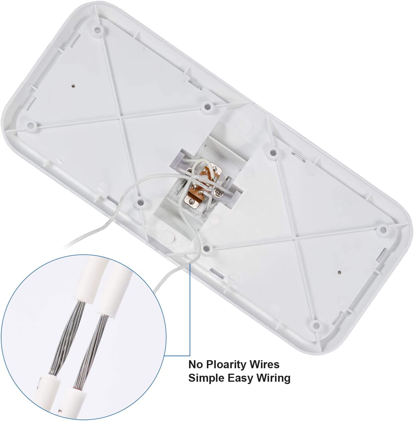 12V LED Doppelkuppelleuchte
