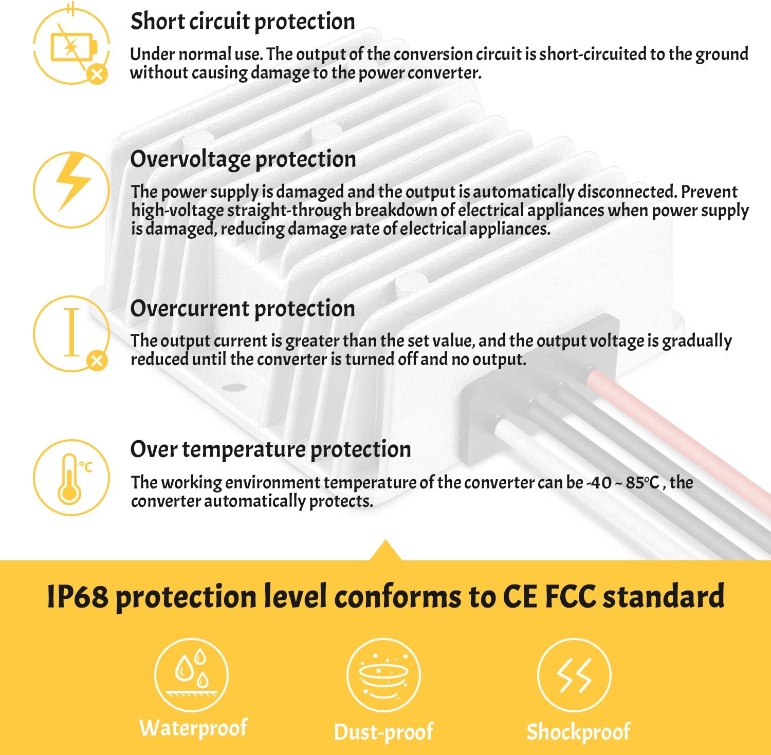 24V auf 12V Abwärtswandler, 20A