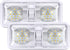 Set of 2 12V LED Double Dome Light