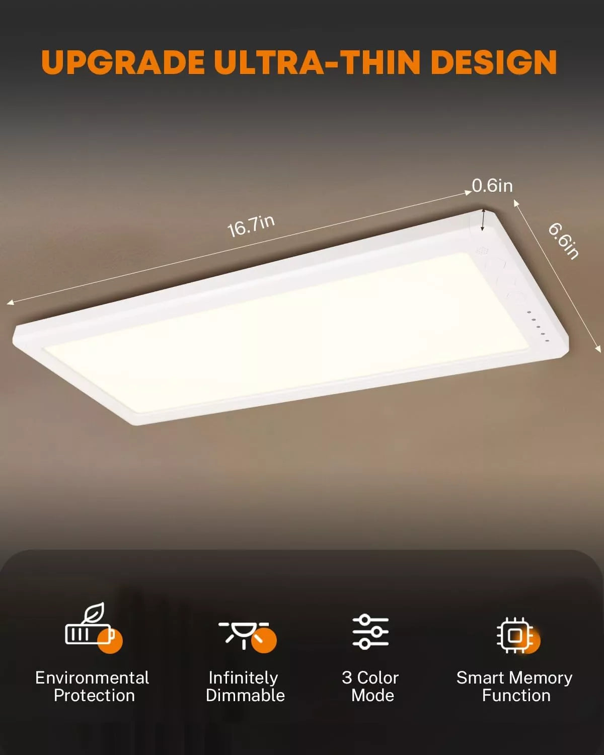 Upgraded ultra thin 12v led lights interior