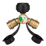2 way propane tank splitter