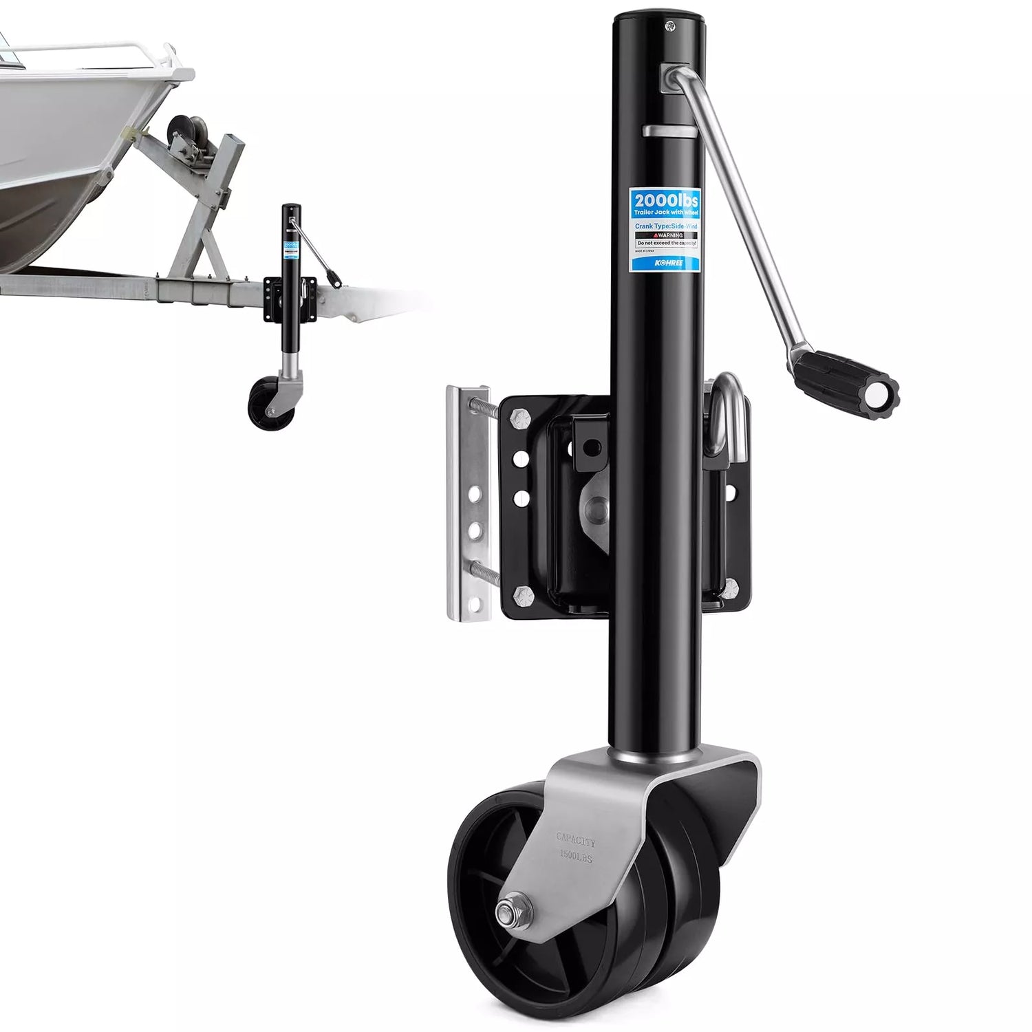 Kohree manual 2000 lbs trailer jack