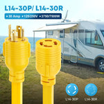 Twist lock plug 30 amp cable for generator