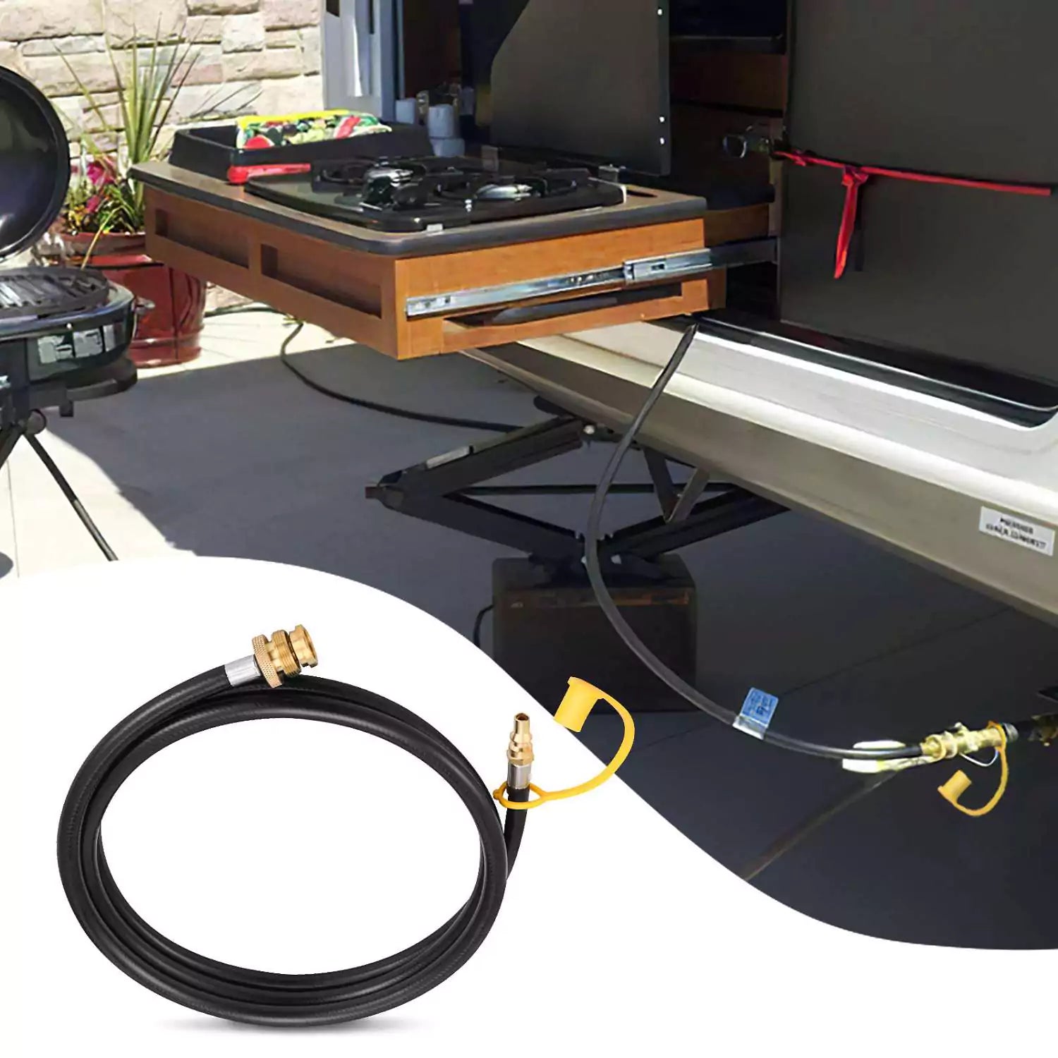 7 feet camper propane quick connect