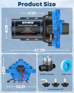 Kohree upgraded 7 gpm RV water pump size