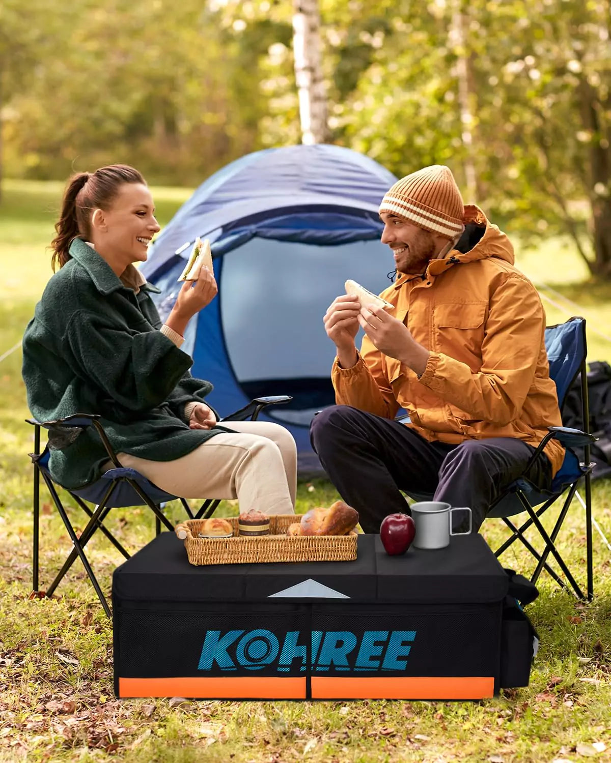 Kofferraum-Organizer, Aufbewahrungstasche für Wohnmobile, 81,4 l