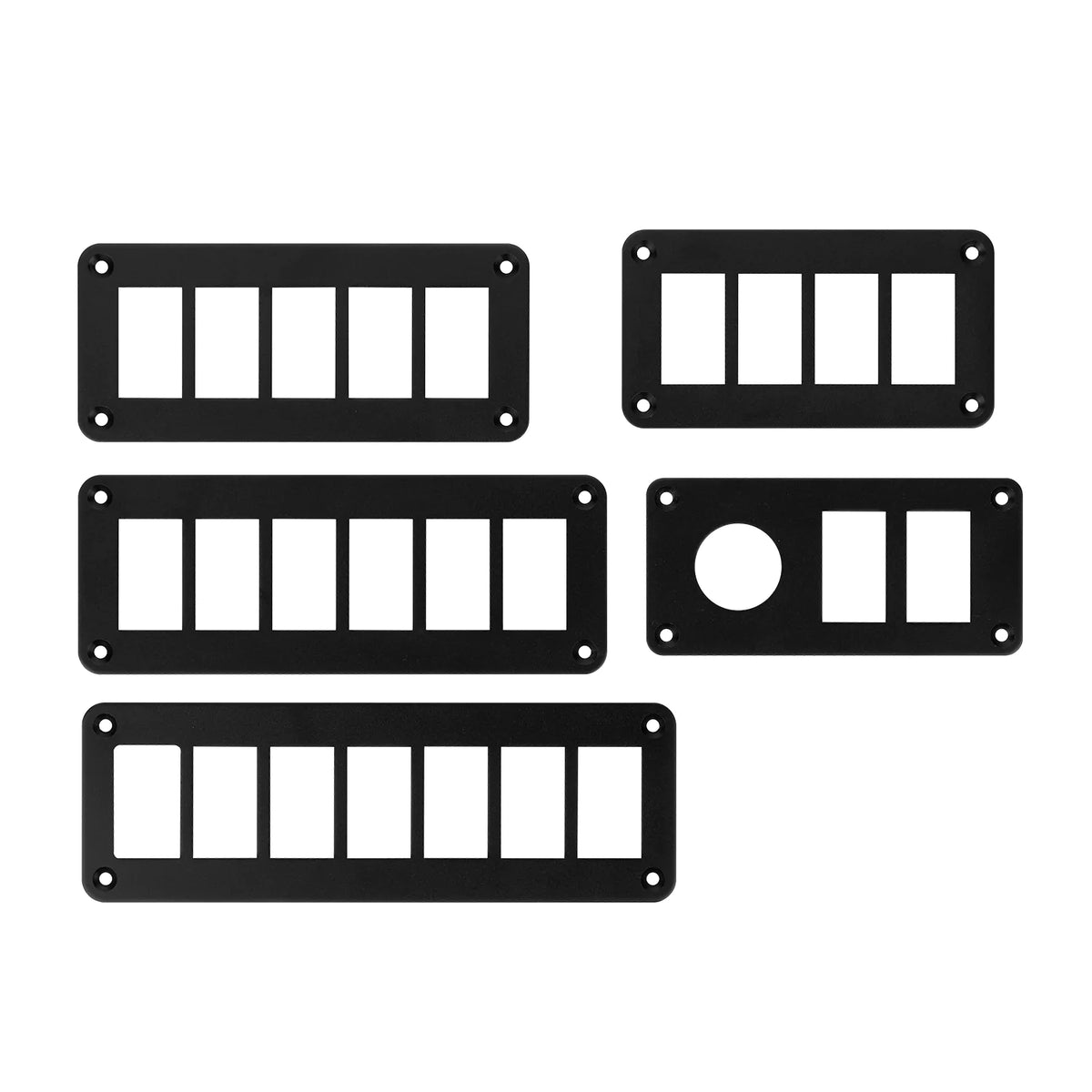 Kohree aluminum blank rocker switch panel