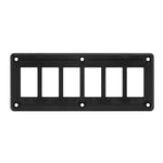 Plastic blank switch panel 6 gang