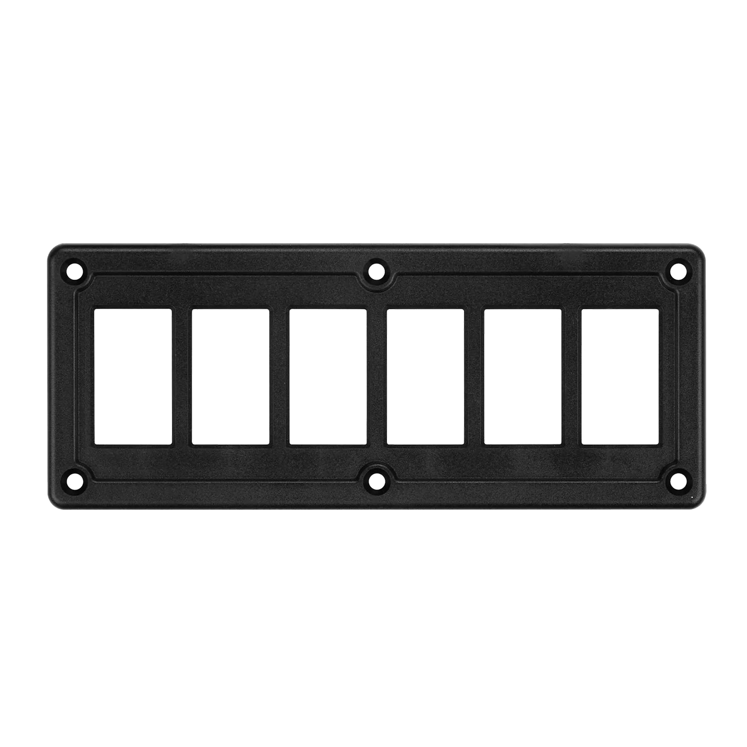 Plastic blank switch panel 6 gang