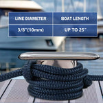 Boat anchor rope diameter