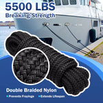 5500 lbs breaking strength boat knots
