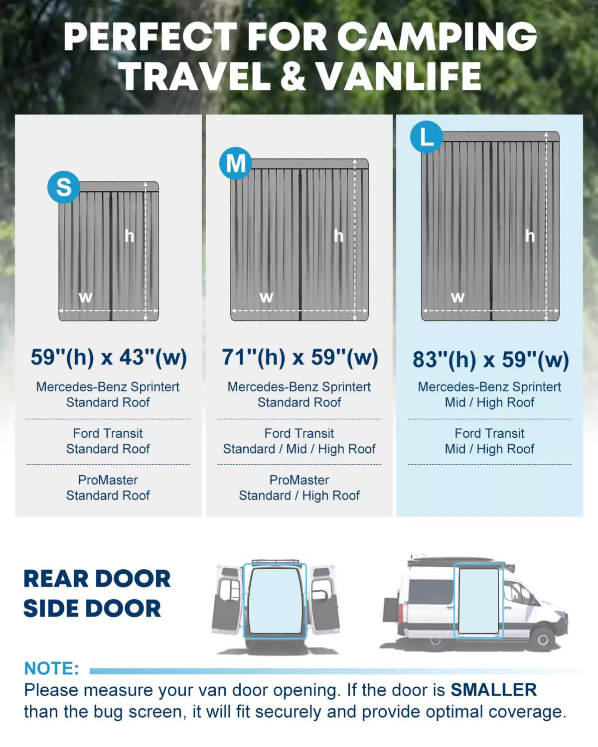 Bug screen perfect for camping