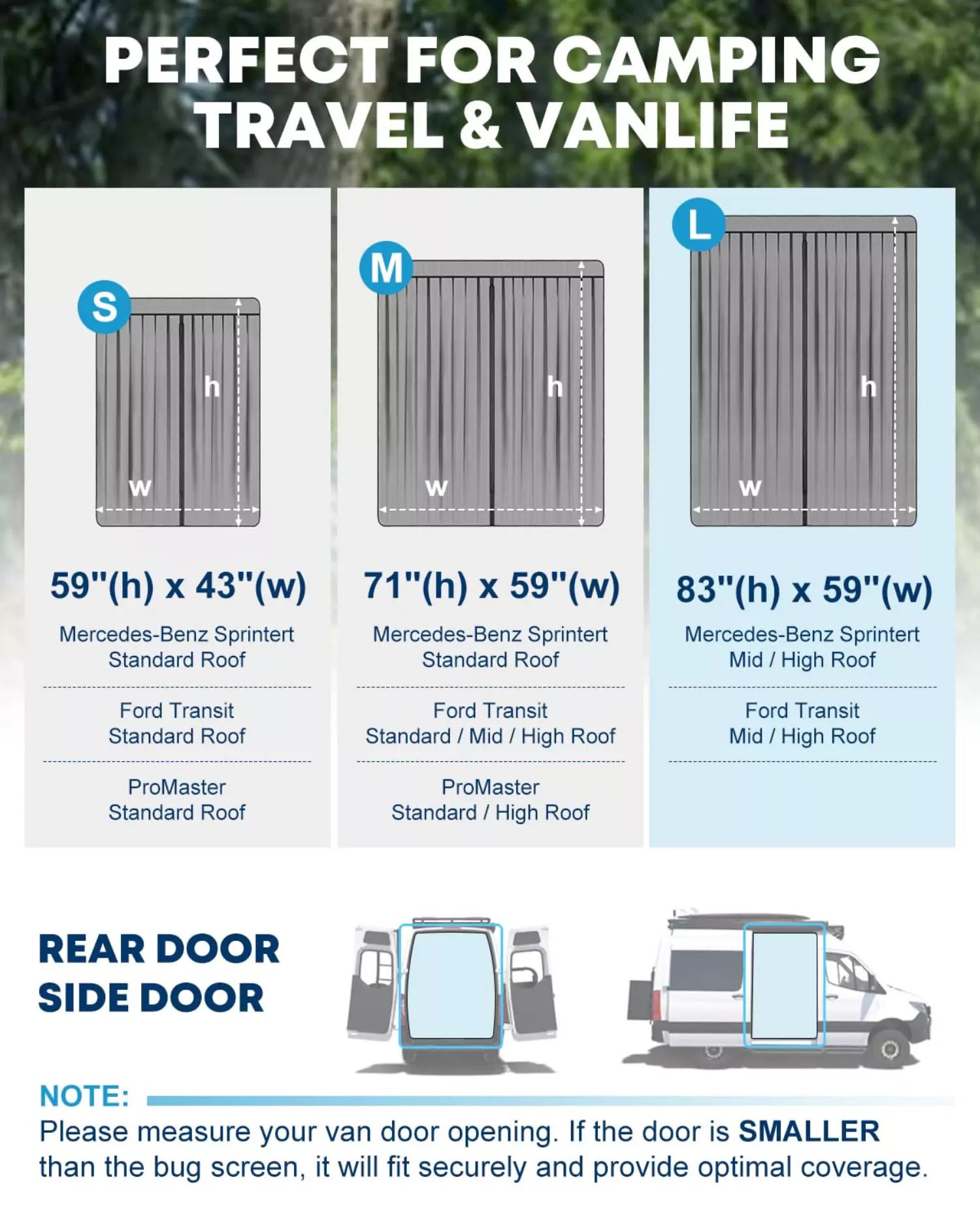 Bug screen perfect for camping