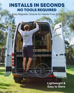 Easy magnetic closuere for hassle-free setup camper insect screen