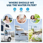 Camper water hose 15 ft for RV, boat and garden