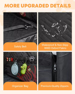More upgraded details of medium size kohree dog cover seat for car