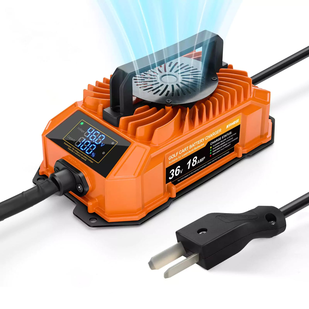 Kohree EZGO golf cart battery charger