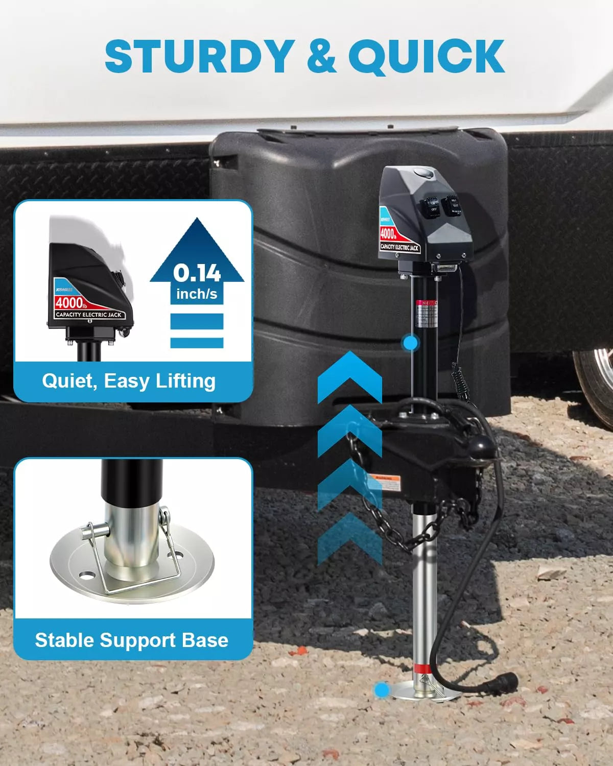 Kohree electric tongue jack size