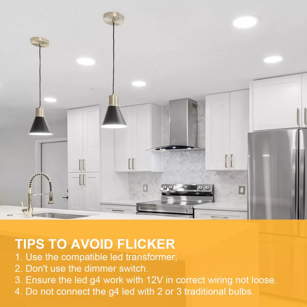 G4 lights bulbs tips