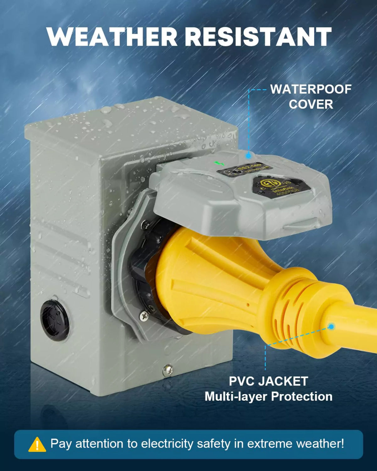 Kohree generator cord and power inlet box kit