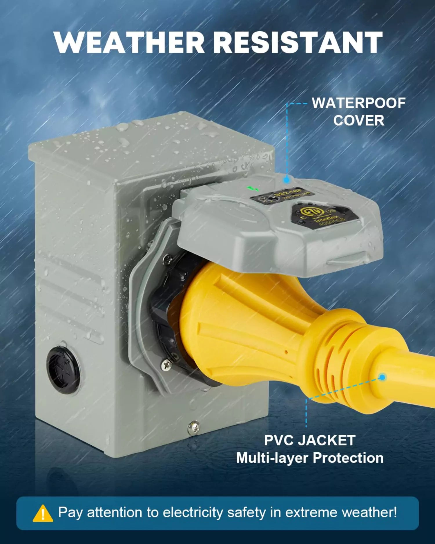 Kohree generator cord and power inlet box kit