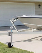 Heavy duty trailer wheel jack silver