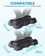 Kohree rv stabilizer jack pads sizes