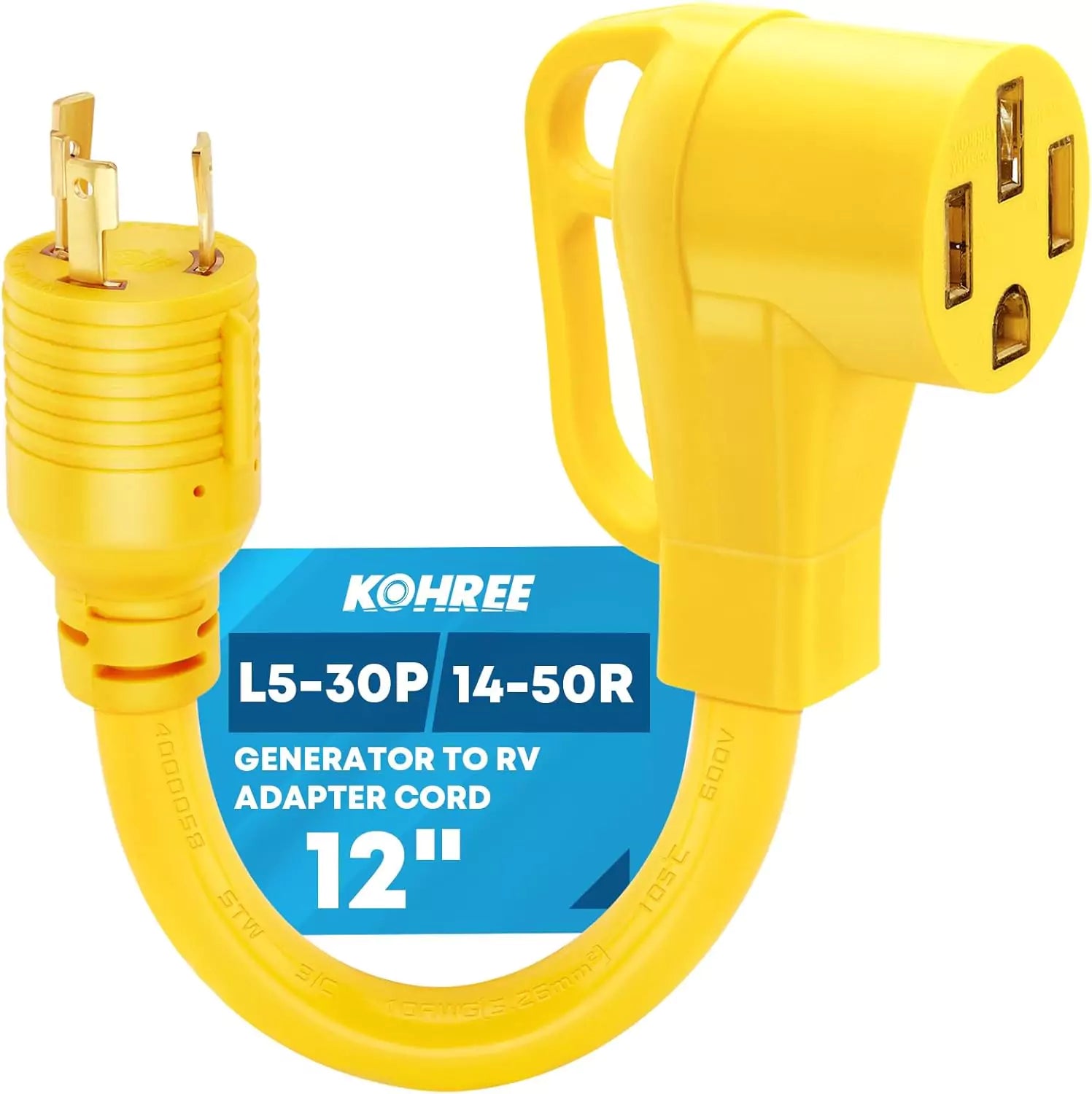 Kohree L5 30P to 14 50R power plug for generator