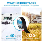 Kohree weather resistance RV sealant tape black 2 inch 50 foot