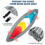 Kohree waterproof kayak covers prevent the cover from being blew away