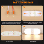 1800LM installation of LED camper lights