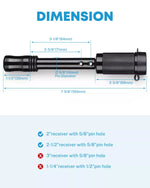 Dimension of locking hitch pin