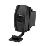 QC 3.0 and typec pd port marine rocker switch