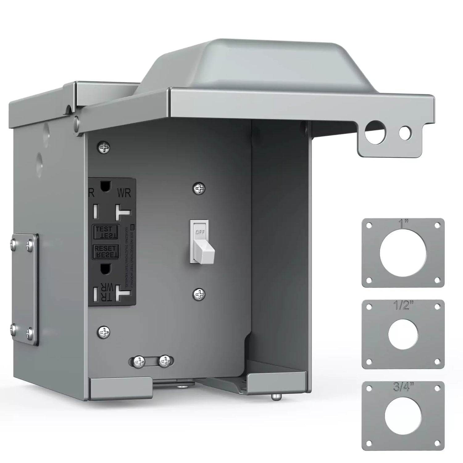Kohree outdoor electrical box with a 20 amp GFCI receptacle